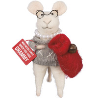 Primitives By Kathy Grammy Mouse Critter: Great For Housewarming  Gift  Or Any Kitchen Or Living Room