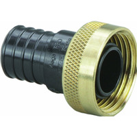 Viega 50141 Pureflow Zero Lead Poly Alloy Pex Crimp Supply Adapter With 3/4-Inch By 1 Crimp X Manabloc Supply  5-Pack