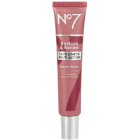 No7 Restore & Renew Face & Neck Multi Action Serum - Collagen Peptide Anti Aging Facial Serum - Hyaluronic Acid Hydrating Serum + Pro Retinol Skin & Neck Firming Hibiscus Peptides (30Ml)
