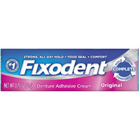 Fixodent Denture Adhesive Cream  Original  Strong And Long Hold - 0.75 Oz By Fixodent