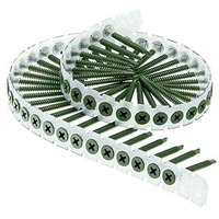 Senco 06C125Wk 6-Gauge 1-1/4 In. Collated Drywall To Heavy Steel Screws (1 000-Pack)