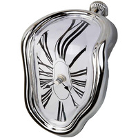 Creatov Decorative Dali Watch Melting Clock - Surrealistic Table Shelf Desk Fashion Melted Clock Salvador Dali Inspired Funny Home Decor Office Best Birthday Gift Idea