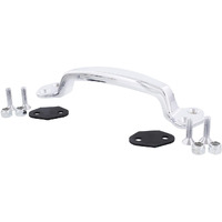 United Pacific 10960 Heavy-Duty Chrome Plated Grab Handle Set For Cars & Trucks  Universal Application  Easy Install - 1 Handle W/Hardware Included