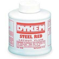 Layout Fluid  Steel Red(Tm)  4 Oz By Dykem (1)
