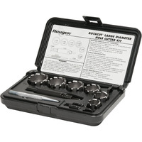 Hougen 11078 Rotacut Large Diameter Hole Cutter Kit - Fractional  9 Piece 7/8 To 1-1/2"" Cutter Diameter 1/2"" Cutting Depth