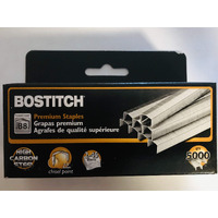Genuine Case Of 20 Boxes Bostitch B8 Staples 3/8"" For B8 Stapler (Stcr21153/8)