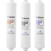 Home Master Isettma8 Artesian And Hydrogardener Replacement Water Filter Change Set  White