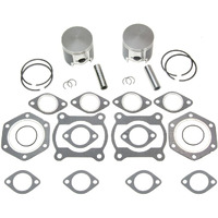 2 Spi Pistons & Top End Gasket Kit 1986-1999 Polaris 500 Indy Trail 488Cc 72Mm Fan Cooled