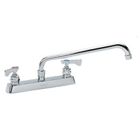 Krowne 15-514L Krowne Royal Series Faucet  Deck Mount  8"" Centers  14"" Swing Spout  1/4 Turn Ceramic Cartridge Valve  Low Lead Compliant  Nsf