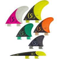 Ronix 1"" - Fin-S 2.0 Tool-Less Fiberglass - Center Surf Fin - Black (2019)