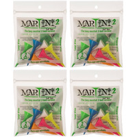 Martini Golf Tees 2"" 4 Packs Of Mixed - 24 Tees Total - Virtually Unbreakable