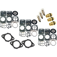 Venom Premium Carburetor Rebuild Kit (For Mikuni & For Polaris) With Needle/Seat Carb Base Gasket/Fits Many 1992-1997 Sl Slt Slx 650 750 780) (See Ad For Exact Year & Model Fit)