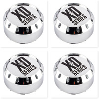 4 Pack Kmc Xd Series 464K131-2 8 Lug Chrome Wheel Center Cap