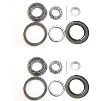 (Sets Of 2) Wps Trailer Hub Wheel Bearing Kit 25580 Lm67048 With Grease Seal 10-36 (Or 10-10) For 5200-6000 Lb. Ez Lube Axles