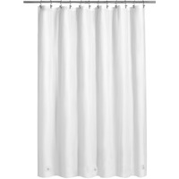 Barossa Design White Shower Curtain Liner - Premium Peva  Bpa & Pvc Free  No Chemical Smell  Lightweight Shower Curtain With 3 Magnets  Metal Grommets - White  Standard Size