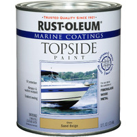 Rust-Oleum 207003 Marine Coatings Topside Paint  Quart  Sand Beige 32 Fl Oz (Pack Of 1)
