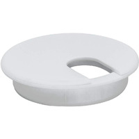 Rok Hardware 2 Pack Of 3 (76Mm) Round Computer Desk Table Port Wire Cable Cord Organizer Hole Cover Grommet Rokrg3Wht (White)