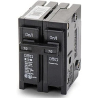 Eaton Corporation Eaton Br270 Double Pole Interchangeable Circuit Breaker  120/240V  70-Amp  No Size  No Color
