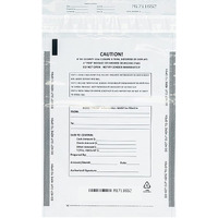 Belinlen Deposit Bags Security Pocket Bank 9 Inch X 12 Inch (White  100 Pack)