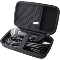 Jinmei Hard Eva Carrying Case Compatible With Shure Sm58-Cn/Pga58 Cardioid Dynamic Vocal Microphone.