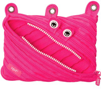 Zipit Monster 3-Ring Pencil Case  Pink