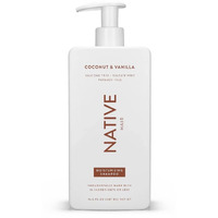 Native Coconut & Vanilla Moisturizing Vegan Shampoo  Clean  Sulfate  Paraben And Silicone Free - 16.5 Fl Oz