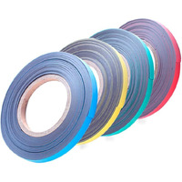 Magnetic Tape Roll Colored Thin Strips - Dry Erase Magnet Whiteboard Graphic Art Tape/ 10Mm 33Ft Marking Line Magnet Tape(4 Pack Mix Color)