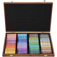 Mungyo Gallery Soft Oil Pastels Wood Box Set Of 72 - Assorted Colors