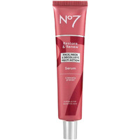 No7 Restore & Renew Face & Neck Multi Action Serum - Anti-Aging Retinol Serum For Deep Wrinkle Repair - Collagen Serum Formulated With A Hydrating Blend Of Hibiscus Peptides & Hyaluronic Acid (75Ml)