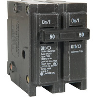 Eaton Br250 2"" 50 Amp Double Pole Interchangeable Circuit Breaker