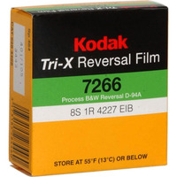 Kodak Txr-464 Tri-X Reversal Black & White  Silent Super 8 Movie Film  50 Foot Cartridge  Film #7266  Iso 200 / 160  #502-9046  *Usa*