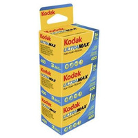 Kodak Kodacolor Ultra Max 400 Gc Color Negative Film Iso 400  35Mm Size  36 Exposure  3-Pack