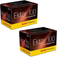 Kodak Ektar 100 Professional Iso 100  35Mm  36 Exposures  Color Negative Film (Pack Of 2)