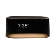 Loftie Smart Alarm Clock - Sound Machine  Bluetooth Speaker  Custom Alarms  Wellness Content  White Noise  Nature Sounds  Nightlight  Blackout Mode  Morning Routines  Evening Routines (Black Top)