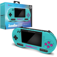 Hyperkin Supaboy Portable Pocket Console For Super Nes/Super Famicom (Hyper Beach) - Super Nes;