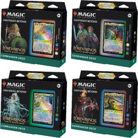 Magic: The Gathering The Lord Of The Rings: Tales Of Middle-Earth Commander Deck Bundle - Includes Pack Of 4 Decks