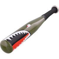 United Pacific P-40 Warhawk  Shark Mouth 17-Inch Aluminum Tire Checker Bat  Robust & Durable  Wrapped Handle  Low Maintenance Truck Tire Checker Bat