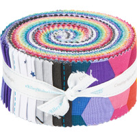 Kristy Lea Imagine Rolie Polie 40 2.5-Inch Strips Jelly Roll Riley Blake Designs Rp-12160-40