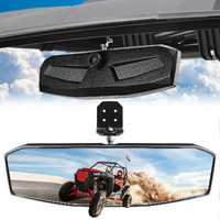 Ranger Rear View Mirror Shejisi 2023 New Utv Mirrors Compatible With 2017-2023 Polaris Ranger 500 570 900 Xp 1000 Xp/Crew/Eps Multi-Angle Adjustable  High-Definition Explosion-Proof Convex Glass