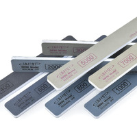 Infini Model Premium Ultra Precision Soft Sanding Stick For Plastic Models Washable And Reusable 4 Stick/Pack (Full Set Ipm-0000 Blue