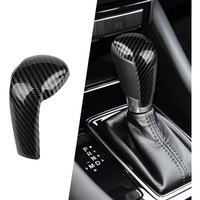 Anfokas For Mazda 3 6 Cx-5 Cx-3 Cx-9 Accessories Car Auto Gear Shift Knob Cover Trim Cap Gear Panel Gears Interior Decoration Sticker Sporty -Carbon Fiber Style