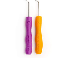 Authentic Knitting Board  Loom Knitting Ergonomic Hook & Tool (2 Pack)