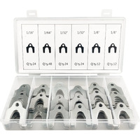 144 Pieces Auto Alignment Body Shim 1/16"" 1/64"" 1/32"" 1/8"" Alignment Shims Assortment Set