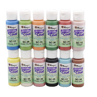 Creative Hobbies Mayco Stroke And Coat Glaze For Ceramics Kit 1 | 12 Assorted 2 Oz Jars With How To Paint Pottery Book