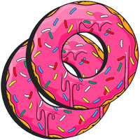 Pink Doughnut - Gripdonuts.Com Premium Mx Bmx Dirt Bike Motorcycle Grip Donuts (13 Variations)