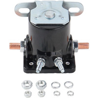 Afeisol Hot Rod Starter Relay Solenoid 12V 4-Terminal Heavy Duty Sw3 Compatible With 1956-Up Ford Truck Starter Replaces B-6A-11450A C6Af C7Af C3912 C9Af D2Af11450Aa 50-430 (Black)