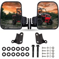 Ransoto Ranger 1000 Xp Utv Rear View Side Mirror Compatible With Polaris Ranger Xp 1000  Ranger Crew Xp 1000 2018 2019 2020 2021 2022 (Fit For Factory Doors Installed)