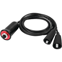 Performance Tool W80586 Heavy Duty Remote Starter For Car And Truck Engines With Push-Button Switch And 5-Ft Wire Leads   Black