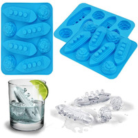 3Pcs Titanic And Iceberg Ice Cube Trays  Titanic Film Theme Ice Maker Chocolate Candy Soap Crayon Wax Melt Making Mold (Set Of 3)