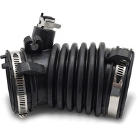 Air Cleaner Intake Hose Tube With Clamps For 2012-2015 Honda Civic 1.8L 2013-2015 Acura Ilx 2.0L (Oem# 17225-R1A-A01)